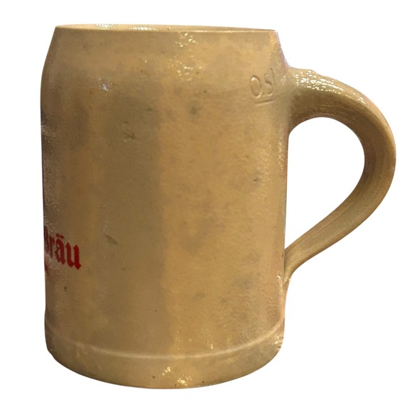 Vintage Henninger Brau Stoneware Beer Stein Frankfurt 0.5L Germany circa 1950's - Picture 2 of 7